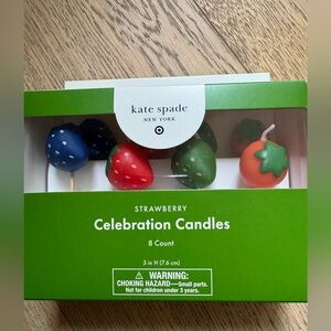 kate spade x Target Strawberry Celebration Candles - Multicolor